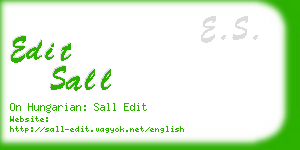 edit sall business card